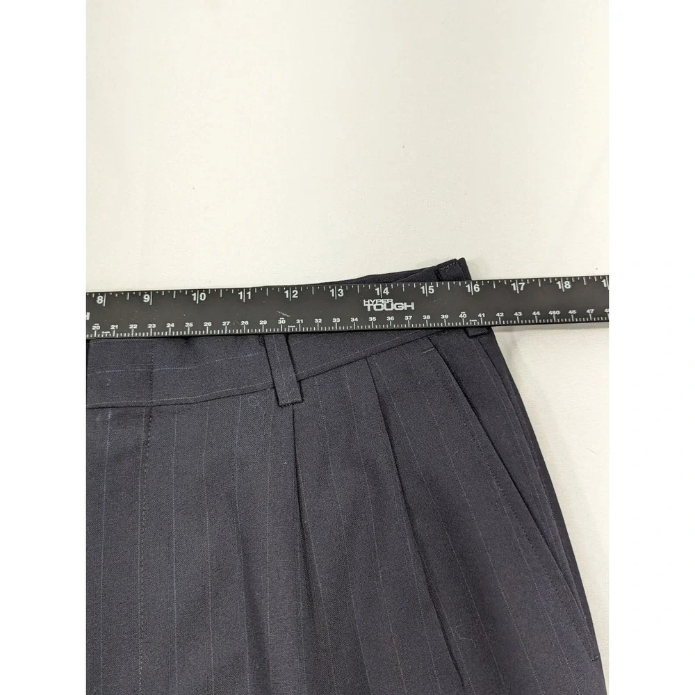 Hart Schaffner‎ Marx Blazer Suit  Wool Dark Navy Blue  Stripe 40R 32x28 2 Piece